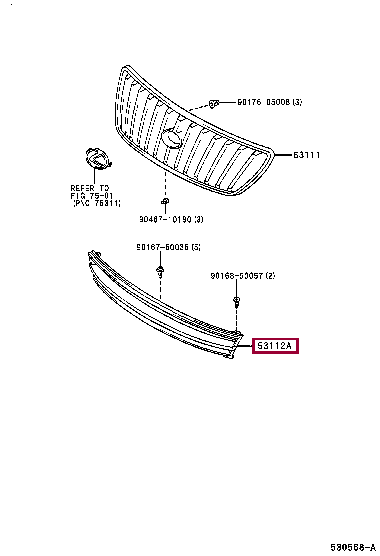 Решетка лексус рх350