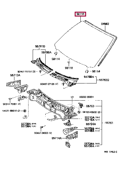 Лобовое стекло лексус nx200