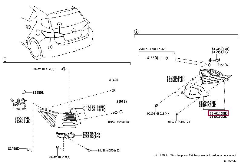 Разболтовка лексус ct200h