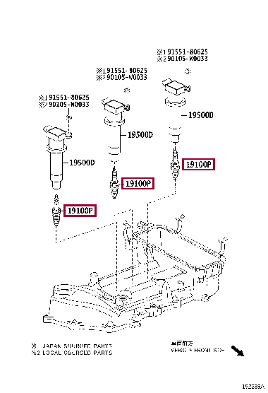 90919A1003: свеча зажигания Лексус