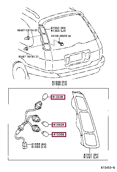 9098111042: лампа Лексус