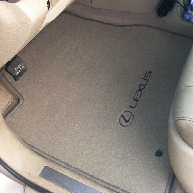 Коврики текстильные, велюровые, бежевые Lexus PZ452K0355AN